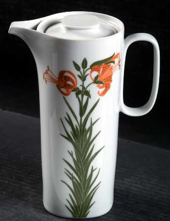 Floral Portraits Coffee Pot & Lid