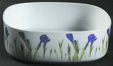 Floral Portraits 8" Square Vegetable Bowl