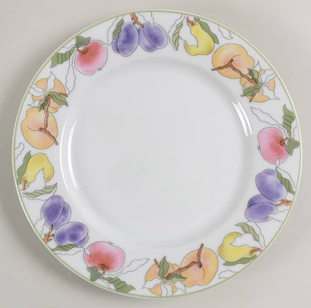Fruits Bread & Butter Plate