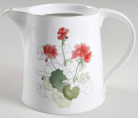 Geranium Teapot No Lid