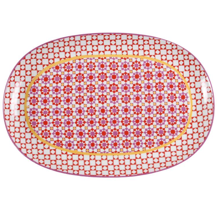 Granada 14" Oval Serving Platter by Block