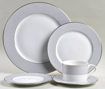 Grey Dawn 5 Piece Place Setting