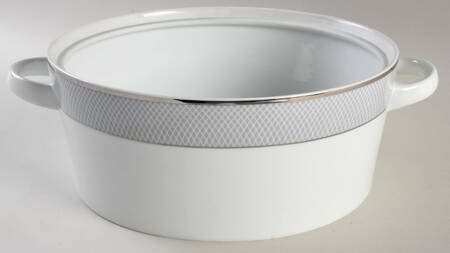 Grey Dawn Round Vegetable No Lid
