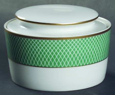 Green Fields Sugar Bowl & Lid