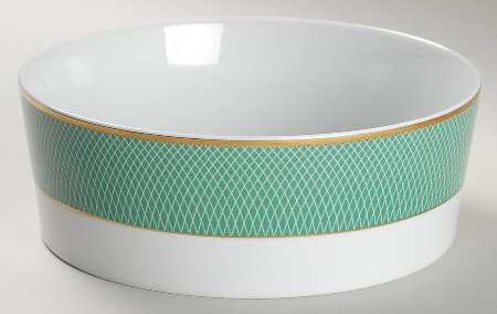 Green Fields 7" Round Vegetable Bowl