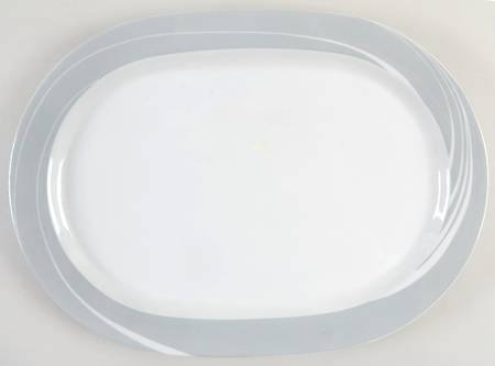 Grey Pearl 15" Oval Serving Platter