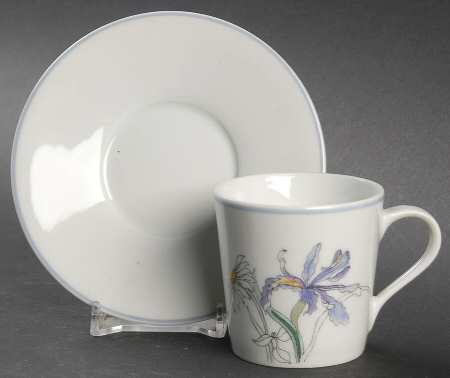 Hillside Flat Demitasse Cup & Saucer Set