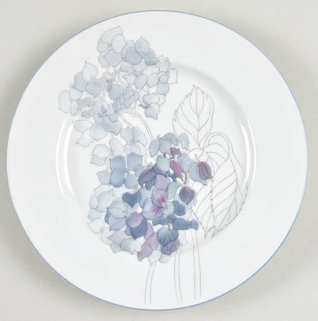 Hydrangea Bread & Butter Plate