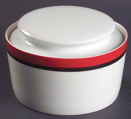 Ruby Sugar Bowl & Lid