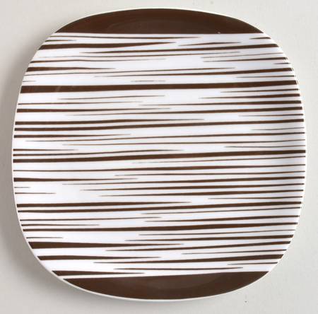 Linear Brown Bread & Butter Plate