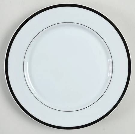 Lisboa Black Salad Plate