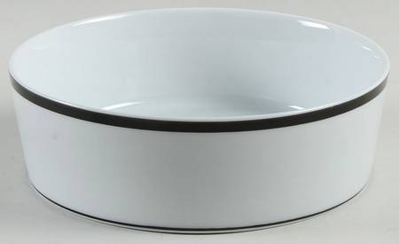 Lisboa Black Coupe Cereal Bowl