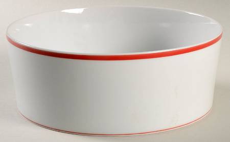 Lisboa Red 7" Round Vegetable Bowl