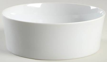 Lisboa White 7" Round Vegetable Bowl