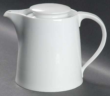 Lisboa White Teapot & Lid