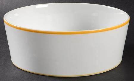 Lisboa Yellow 7" Round Vegetable Bowl