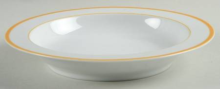 Lisboa Yellow Rim Soup Bowl