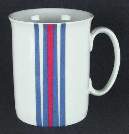 Lyric Blue and Red Mug by Block