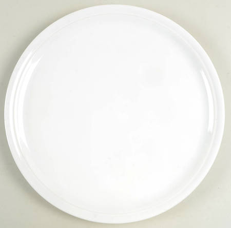 Lyric White 12" Chop Plate (Round Platter)