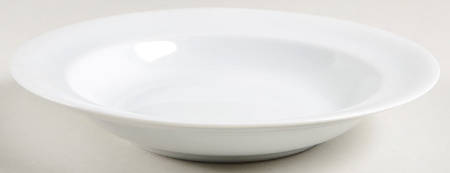 Lyric White Rim Soup Bowl