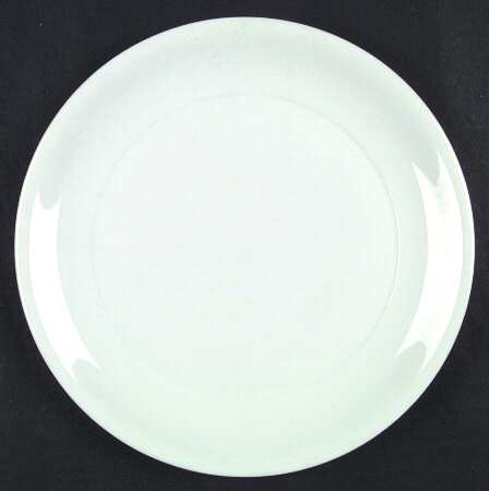 Lyric White Dinner Plate