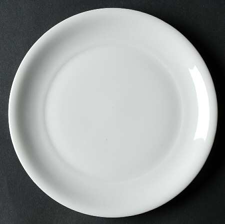 Lyric White Bread & Butter Plate