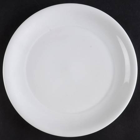 Lyric White Salad Plate