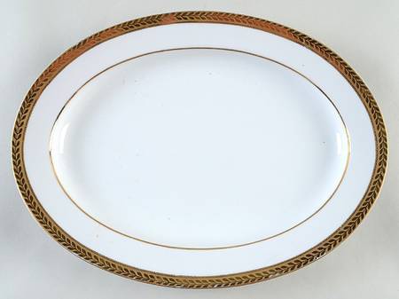 Manchester Gold 13" Oval Serving Platter