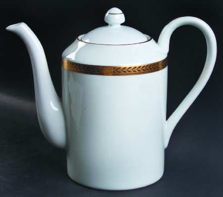 Manchester Gold Coffee Pot & Lid