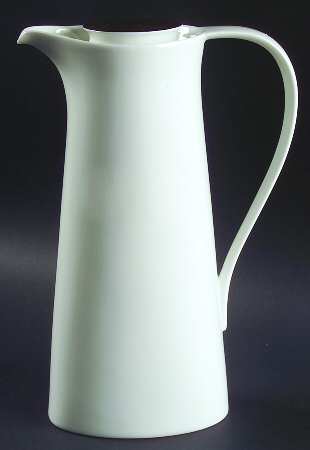 Mirage White Coffee Pot & Lid