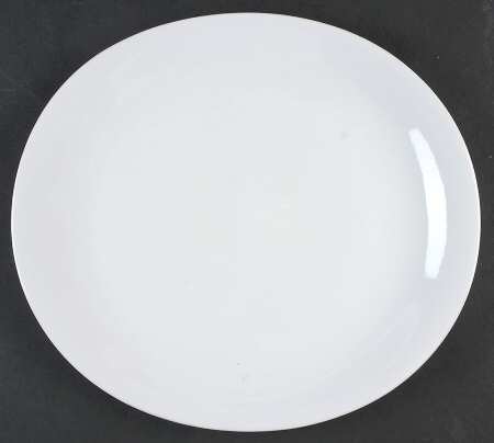 Mirage White Dinner Plate