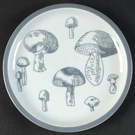 Mushrooms Salad Plate