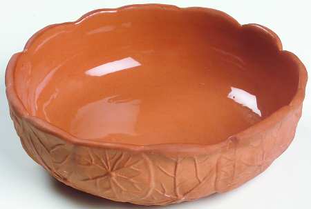 Nasturtium Terra Cotta Coupe Soup Bowl