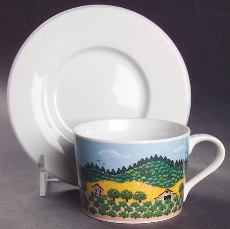 Napa Valley Flat Cup & Saucer Set