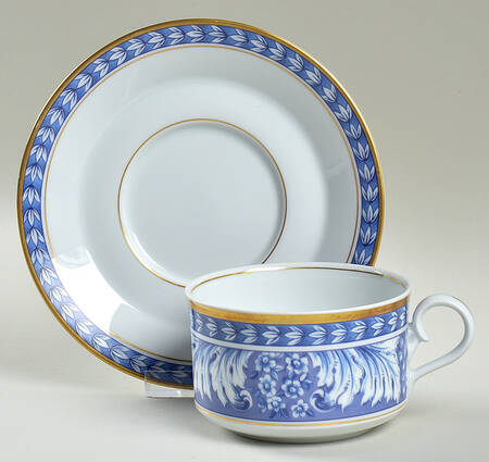 Obidos Flat Cup & Saucer Set