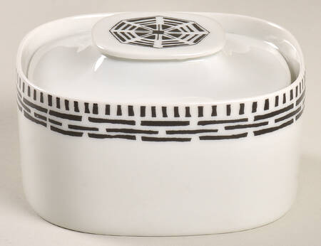 Octagon Sugar Bowl & Lid