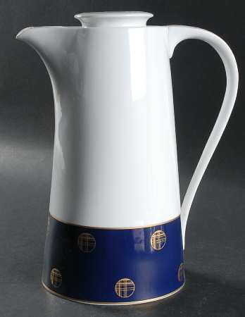 Orbit Blue Coffee Pot & Lid by Block