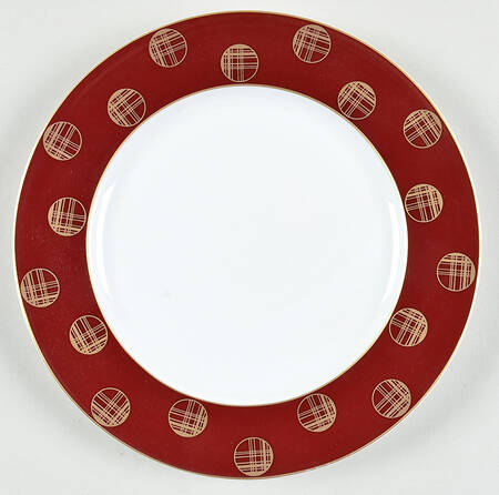 Orbit Red Salad Plate by Block