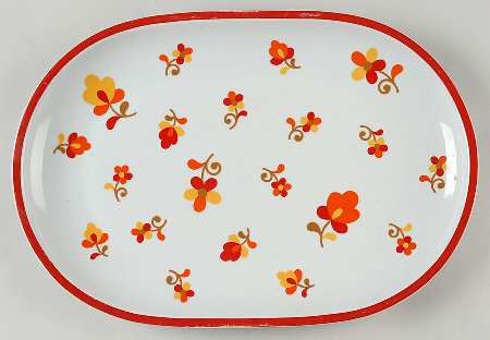 Paprika 14" Oval Serving Platter
