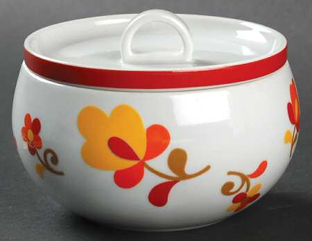 Paprika Sugar Bowl & Lid