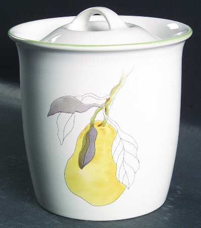 Pear (Rim) Medium Canister & Lid