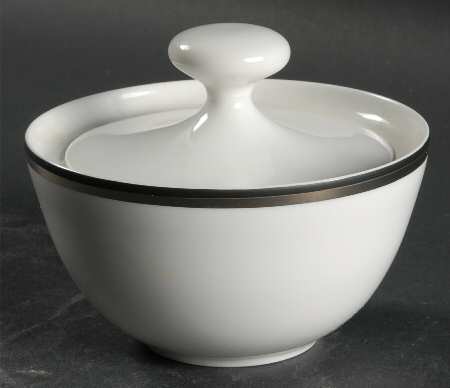 Platino Sugar Bowl & Lid