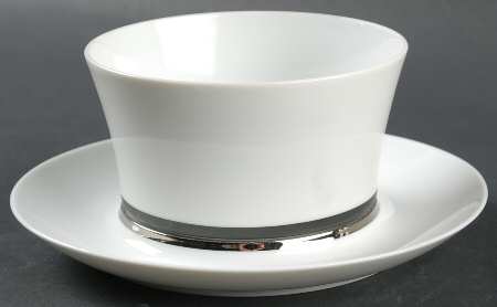 Platino Gravy Boat & Underplate