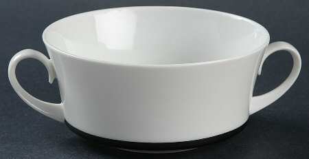 Platino Flat Cream Soup Bowl