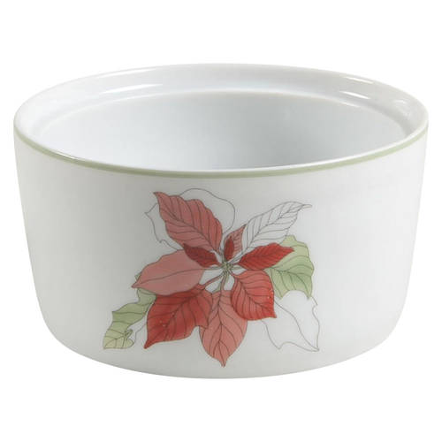 Poinsettia Sugar Bowl No Lid