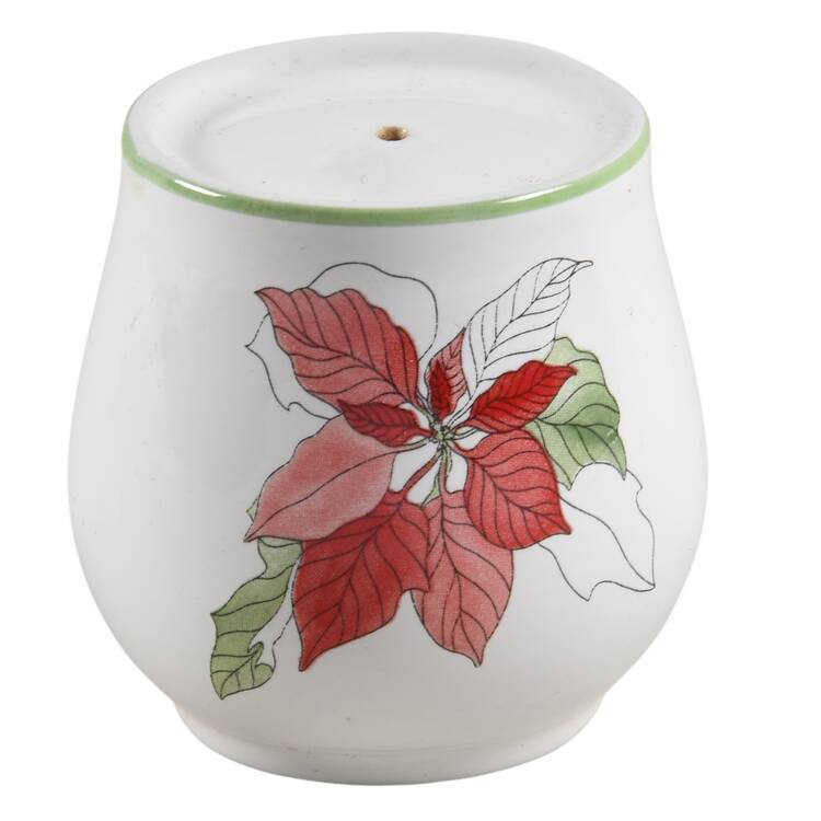 Poinsettia Salt Shaker