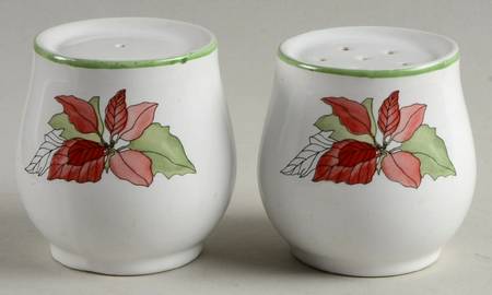 Poinsettia Salt & Pepper Set