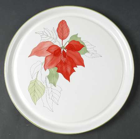 Poinsettia Cake Plate by Block