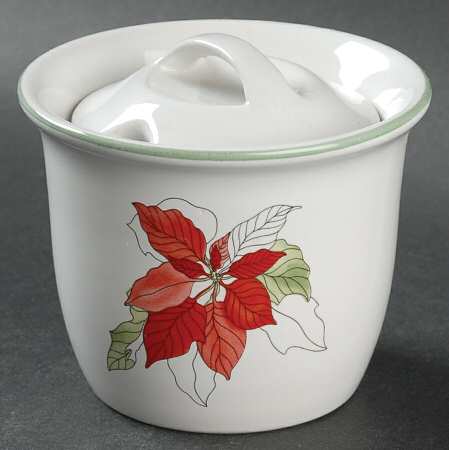 Poinsettia Jam/Jelly & Lid
