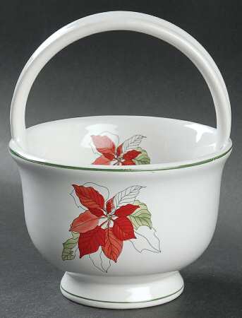 Poinsettia Small Basket